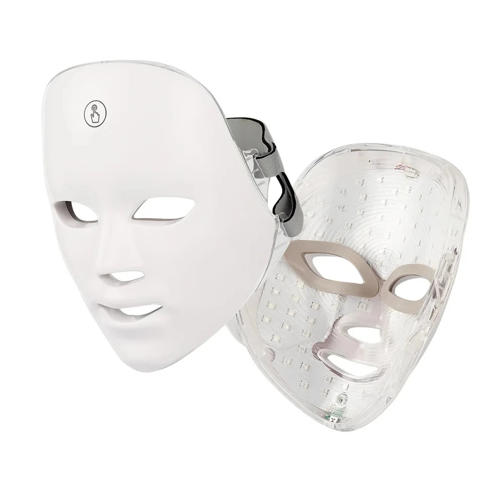 Rechargeable 7-Color LED Facial Care Mask