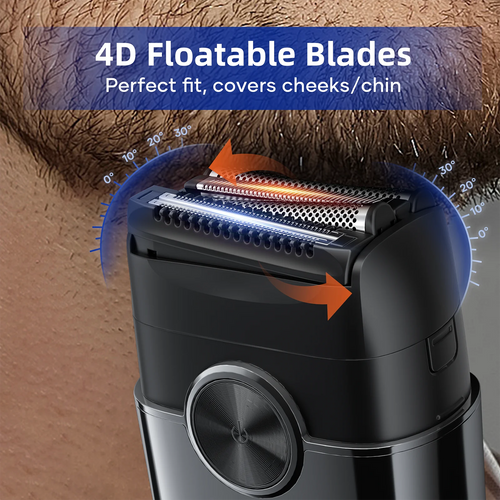 4D Floating Blade Waterproof Electric Shaver