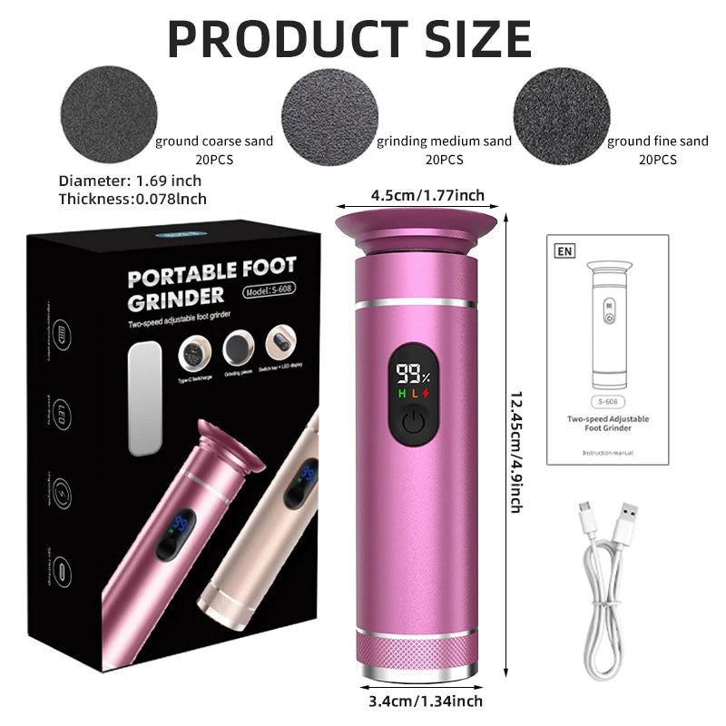 Electric Foot Callus Remover Pedicure Tool