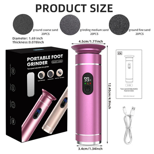 Electric Foot Callus Remover Pedicure Tool