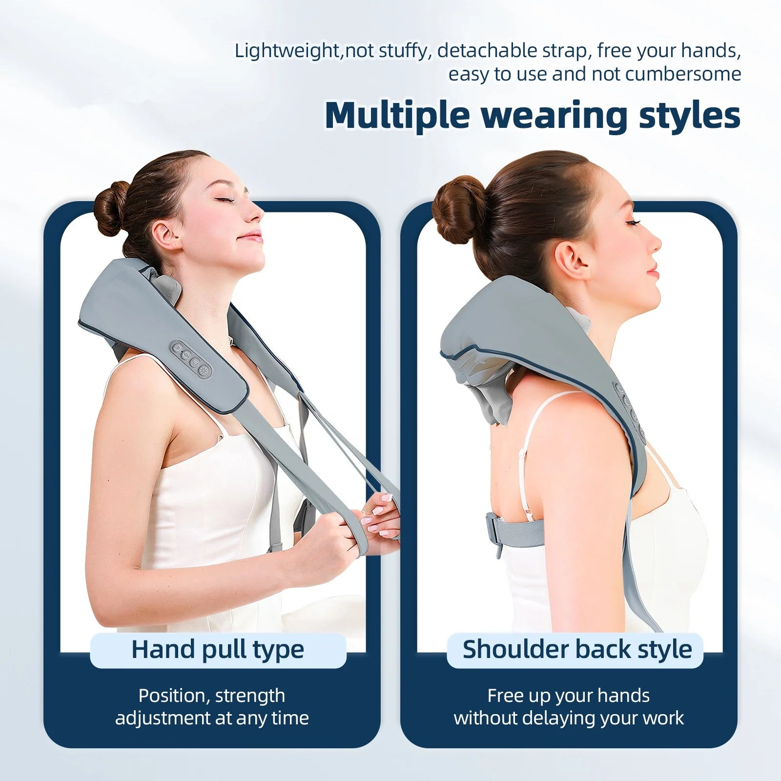 Wireless Kneading Neck Shoulder Massage Shawl