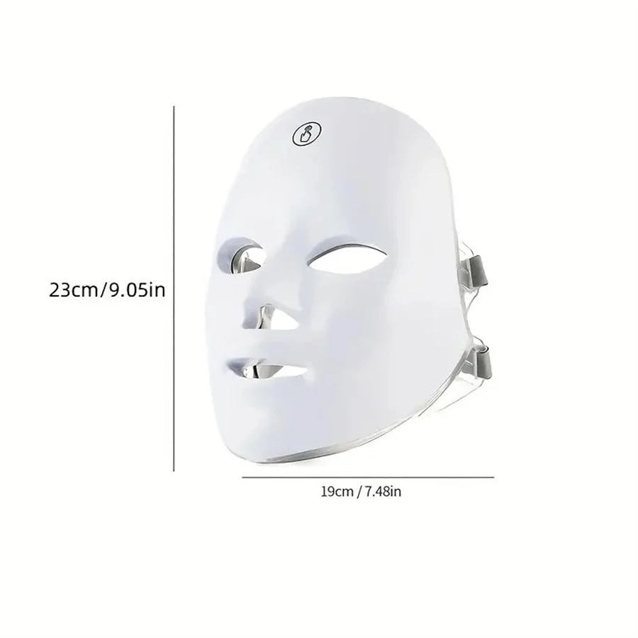 Rechargeable 7-Color LED Facial Care Mask